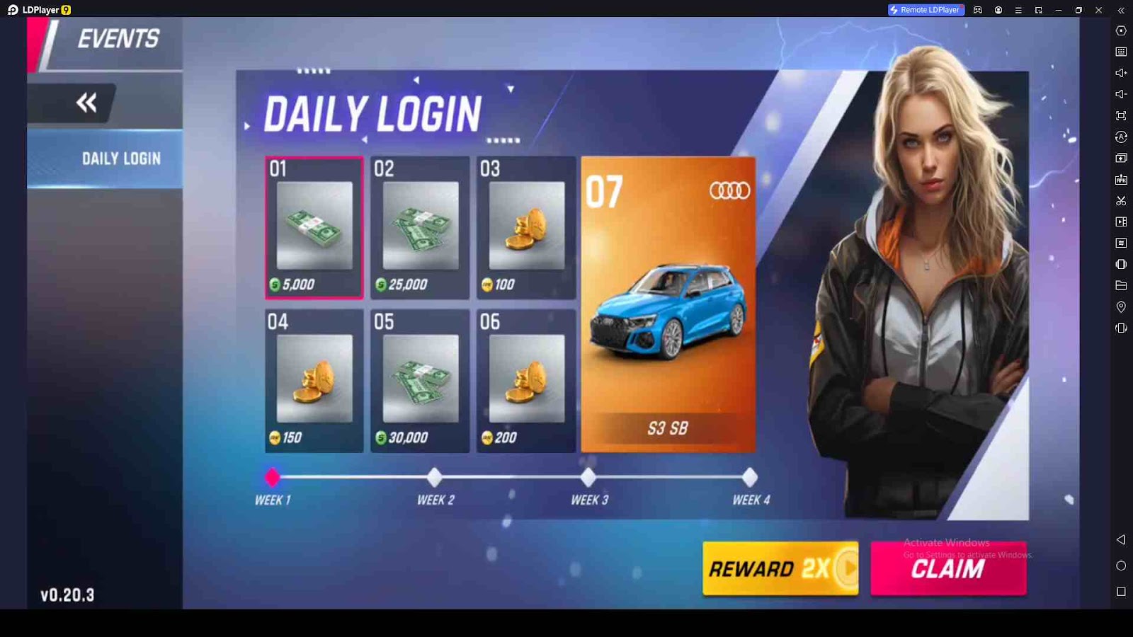 Claim Your Login Rewards