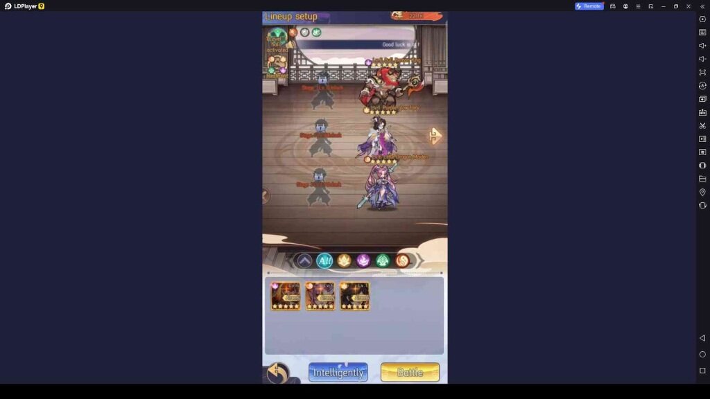 Line Up by Checking Stats