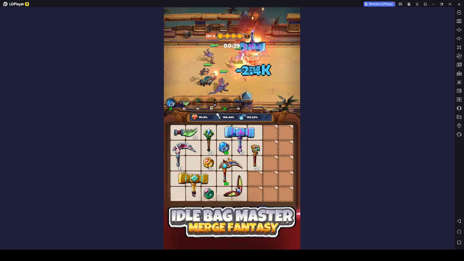 Idle Bag Master:Merge Fantasy Codes