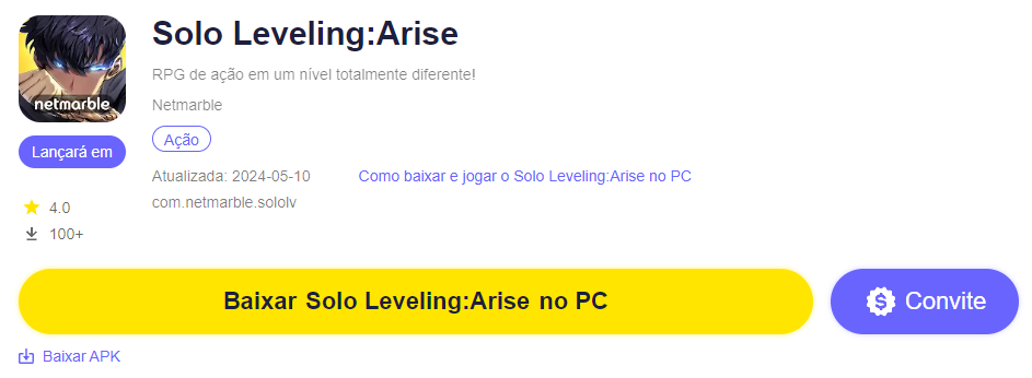 Solo Leveling: Arise já está disponível globalmente! Veja como jogar!