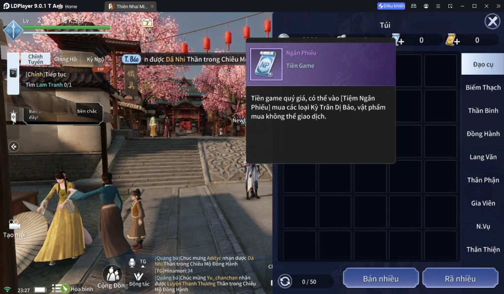 Thiên Nhai Minh Nguyệt Đao: Hướng Dẫn Nhận Tất Cả Tài Nguyên Trong Game