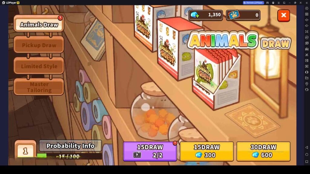 Animal Companion Gacha in Animal Quest: Idle RPG