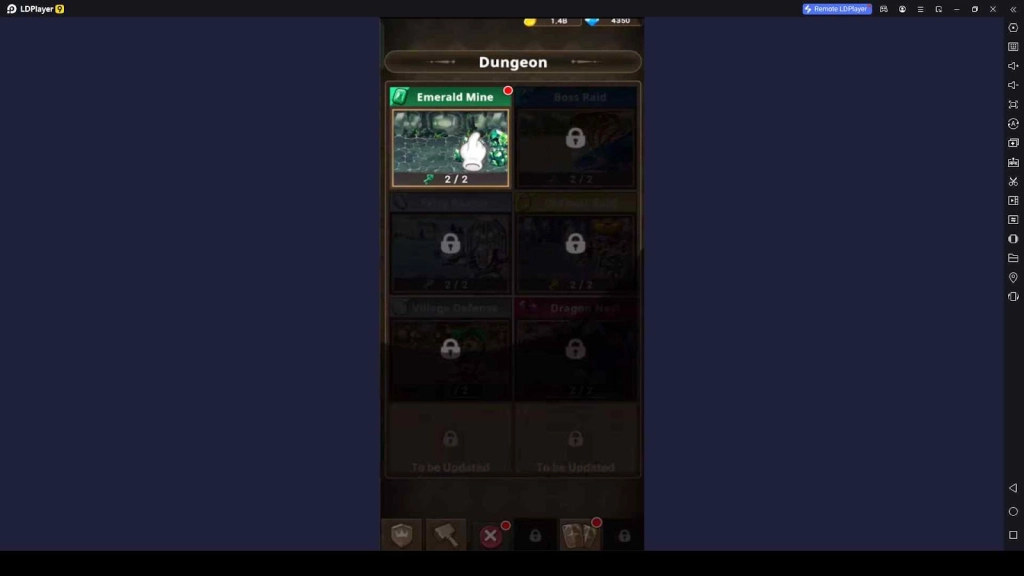 Dungeon Battles in Rush! Knights: Idle RPG 