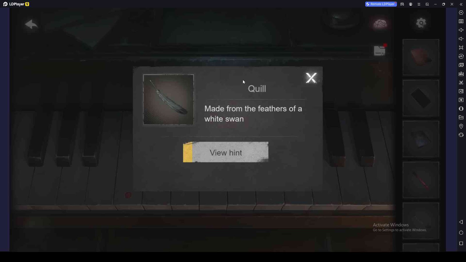 Collect Objects in Dark Notes