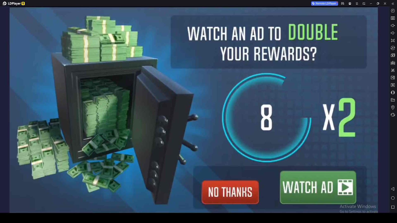 Watch Ads and Double the Rewards