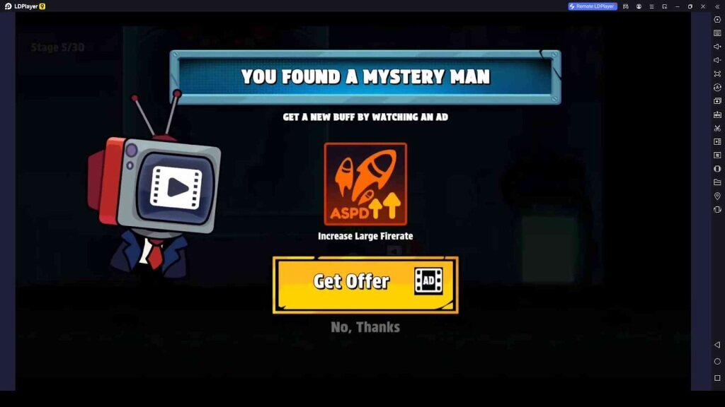 Take Advantage from the Mystery Man 