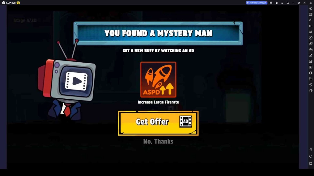 Take Advantage from the Mystery Man 