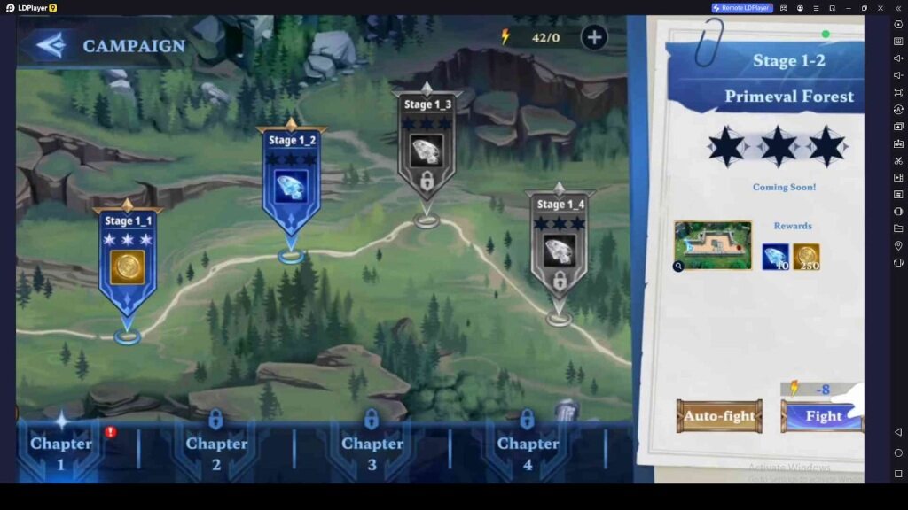 Start the Heroes Defense: Apex Guardians Gameplay with the Campaign 
