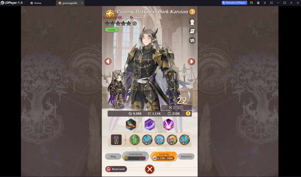 Gran Saga Idle: KNIGHTSxKNIGHTS (Global) Tier List ตัวละครที่ควรหาให้ได้ในช่วงต้นเกม แบกทีมยาวๆ บน LDPlayer9