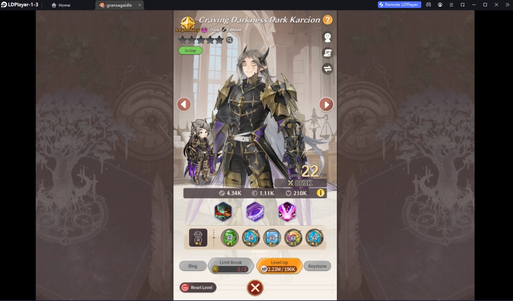Gran Saga Idle: KNIGHTSxKNIGHTS (Global) Tier List ตัวละครที่ควรหาให้ได้ในช่วงต้นเกม แบกทีมยาวๆ บน LDPlayer9